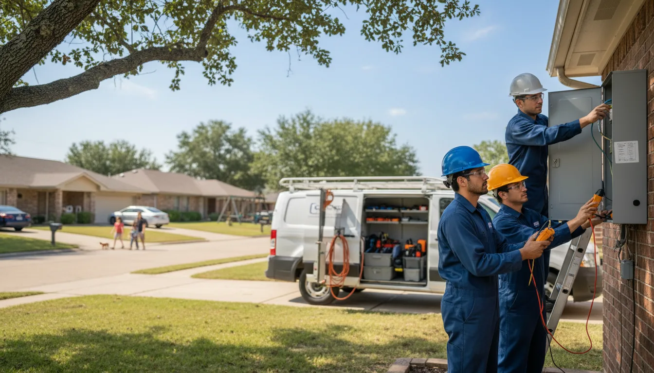Certified electrician providing emergency electrical services in Brandon, IA